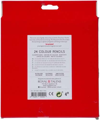 Kleurpotlood Bruynzeel Kids set à 24 kleuren-3