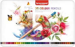 Kleurpotloden Bruynzeel Expression assorti blik à 36 stuks