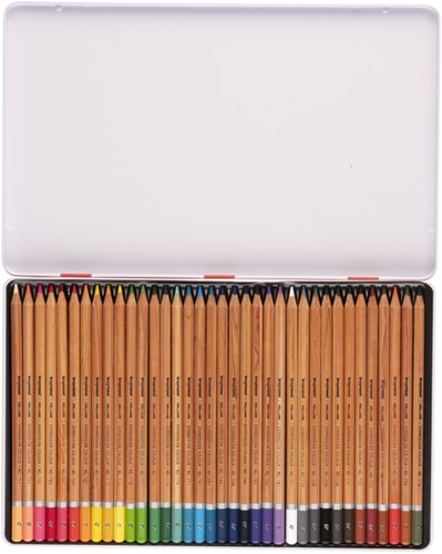Kleurpotloden Bruynzeel Expression assorti blik à 36 stuks-2