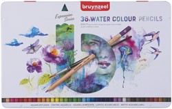 Aquarelpotlood Bruynzeel Expression set à 36 stuks assorti