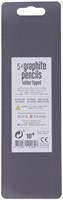 Potlood Bruynzeel Teens HB met gum 5 stuks-3
