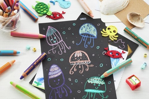 Kleurpotloden STABILO 880 woody 3 in 1 assorti etui à 10 stuks-3