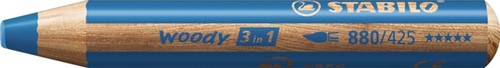 Kleurpotloden STABILO 880 woody 3 in 1 assorti etui à 6 stuks-2