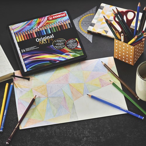 Kleurpotloden STABILO 8774 Original Arty assorti blik à 24 stuks-2