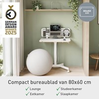 Zit-sta bureau Leitz Ergo compact wielen-4