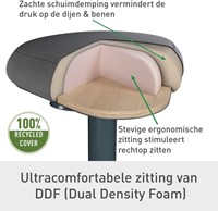 Actieve zitkruk Leitz Ergo met comfortzitting-13