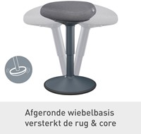 Actieve zitkruk Leitz Ergo met gasveer 47-64cm-4