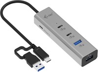 i-tec Metal Universal Charging HUB 2xUSB-C + 2x USB-A Port + Power Delivery 85W
