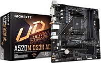 GIGABYTE A520M DS3H AC moederbord AMD A520 Socket AM4 micro ATX