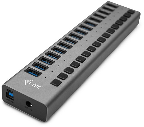 i-tec USB 3.0 Charging HUB 16port + Power Adapter 90 W