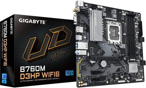 GIGABYTE B760M D3HP WIFI6 moederbord Intel B760 Express LGA 1700 micro ATX