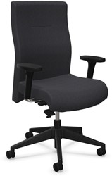 Bureaustoel Rovo XP4015 S4, 4D armleggers, Air Plus, Ergo Balance met Next module, zwart voetenkruis, Stof: Supero antraciet