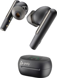 HP Poly Voyager Free 60+ UC M Carbon Black Earbuds + BT700 USB-C-adapter + oplaadcase met touchscreen