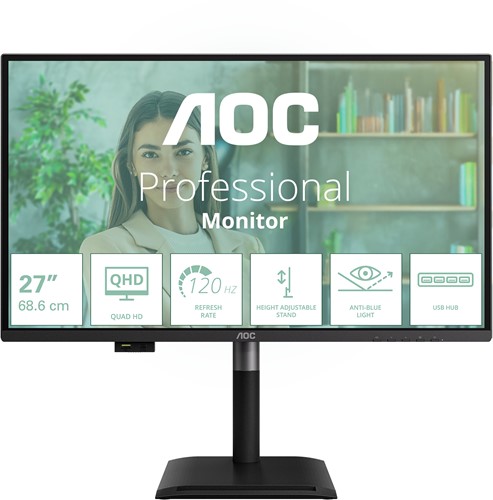AOC Q27P4U computer monitor 68,6 cm (27") 2560 x 1440 Pixels Wide Quad HD Zwart-2