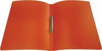 Ringband Alpha A4 2-rings O-mech 16mm PP tranparant oranje-2