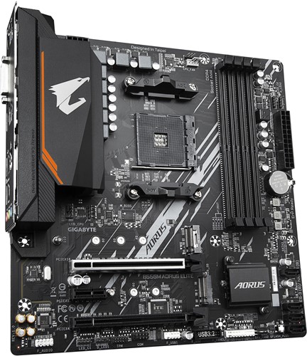 GIGABYTE B550M AORUS ELITE moederbord AMD B550 Socket AM4 micro ATX-3