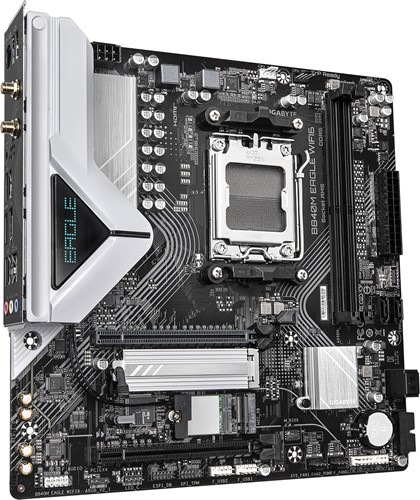 GIGABYTE B840M EAGLE WIFI6 moederbord AMD B840 Socket AM5 micro ATX-3