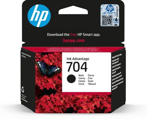 Inktcartridge HP CN692AE 704 zwart