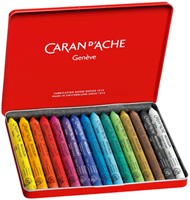 Waskrijt Caran d'Ache neocolor-I 15 stuks assorti-3