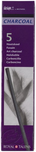 Houtskool Bruynzeel Design set à 5 stuks