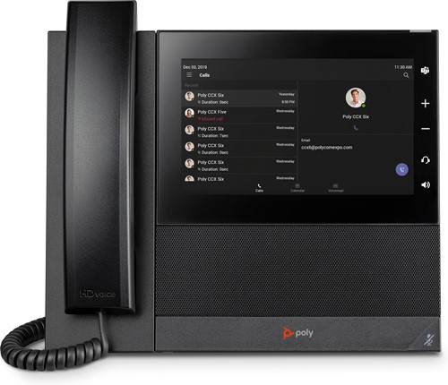 HP Poly CCX 600 zakelijke mediatelefoon voor Microsoft Teams met PoE-ondersteuning GSA/TAA-2