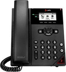 HP Poly VVX 150 2-lijns IP-telefoon met PoE-ondersteuning