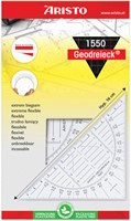 Geodriehoek Aristo 1550 160mm flexibel transparant-2