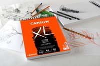 Schetspapier Canson XL Sketch 120vel 90gr A4 ivoorwit-2