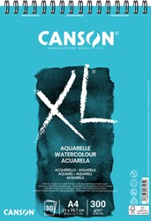 Aquarelpapier Canson XL 30vel 300gr A4 wit