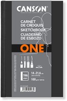 Schetsboek Canson Art Book One hardcover 98vel 100gr 140x216mm wit