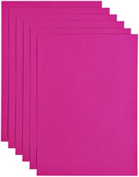 Kopieerpapier Papicolor A4 200gr 6 vel felroze