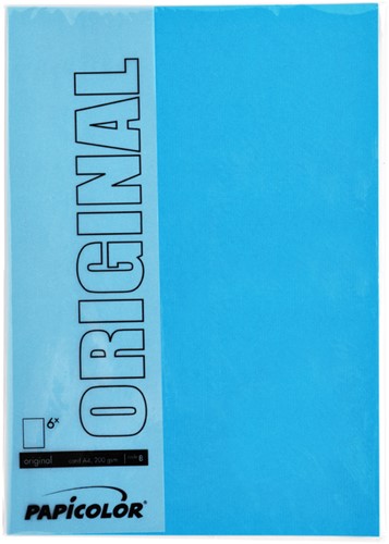 Kopieerpapier Papicolor A4 100gr 12 vel hemelsblauw-2