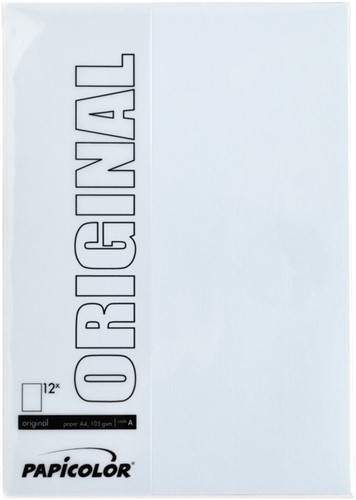 Kopieerpapier Papicolor A4 100gr 12 vel babyblauw-2