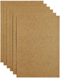 Kopieerpapier Papicolor A4 100gr 12 vel kraft bruin