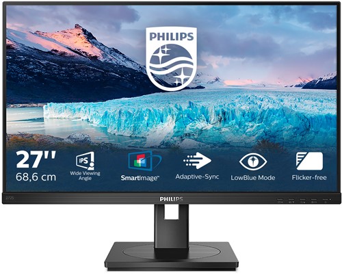 Philips S Line 272S1AE/00 LED display 68,6 cm (27") 1920 x 1080 Pixels Full HD LCD Zwart-2
