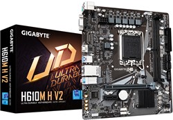 GIGABYTE H610M H V2 moederbord Intel H610 Express LGA 1700 micro ATX
