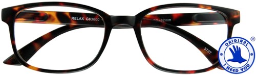 Leesbril I Need You +2.00 dpt Relax bruin