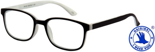 Leesbril I Need You +1.50 dpt Relax zwart-wit-2