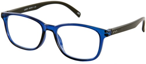 Leesbril I Need You +2.00 dpt Lucky blauw-zwart