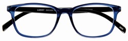 Leesbril I Need You +2.50 dpt Lucky blauw-zwart