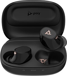 HP Poly Voyager Free 20 Black Earbuds +Basic Charge Case