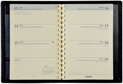 Agenda 2026 Brepols Delta Palermo 7dagen/2pagina's spiraal zwart-3