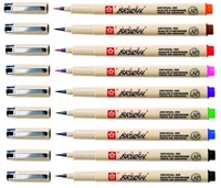 Brushstift Bruynzeel Sakura Pigma assorti 9 stuks-2