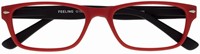 Leesbril I Need You +1.50 dpt Feeling rood-zwart
