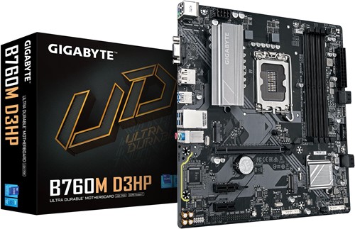 GIGABYTE B760M D3HP moederbord Intel B760 Express LGA 1700 micro ATX