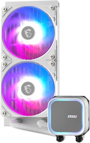 MSI MAG Coreliquid A13 240 WHITE Moederbord, Processor Alles-in-één vloeistofkoeler 12 cm Wit 1 stuk(s)-2