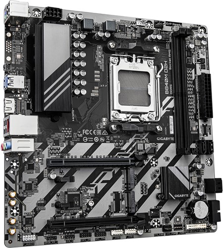 GIGABYTE B840M D2H moederbord AMD B840 Socket AM5 micro ATX-3