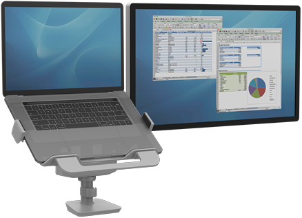 Laptoparm Fellowes tbv Tallo monitorarm grijs