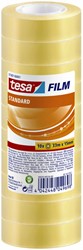Plakband tesafilm® Standaard 33mx15mm krimp transparant 10 rollen