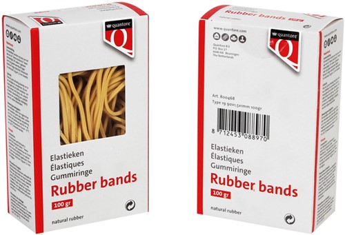 Elastiek Quantore 19 90x1,5x1mm 100gram-2